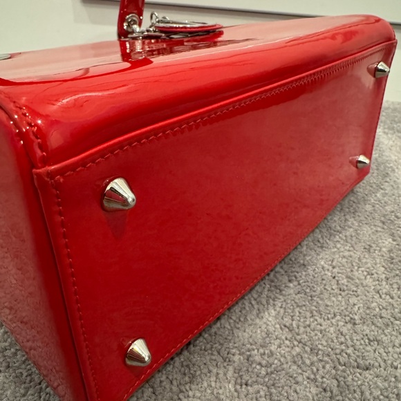 Authentic - Lady Dior Leather - Limited Edition - MEDIUM SIZE Handbag - Picture 12 of 16